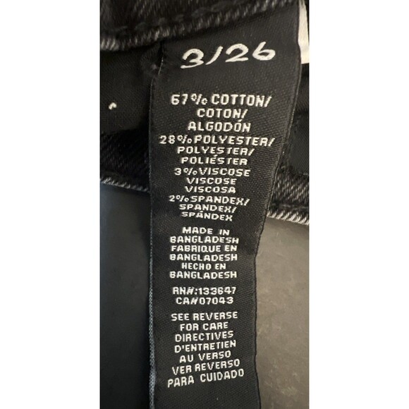 Kendall & Kylie Juniors Size 3 /26 Black the Drifter High Rise Shorts - Picture 4 of 7